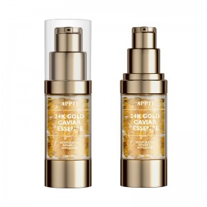 Fábrica al por mayor Wholesale Whitening 24k Gold Caviar Serum Organic Anti Envejecimiento Iluminación de arrugas Serum reafirmante Collagen